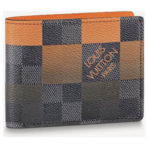 lv wallet orange